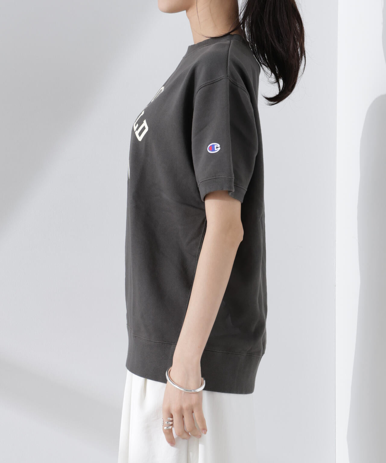 Champion/SHORT SLEEVE SWEATSHIRT 6715124004