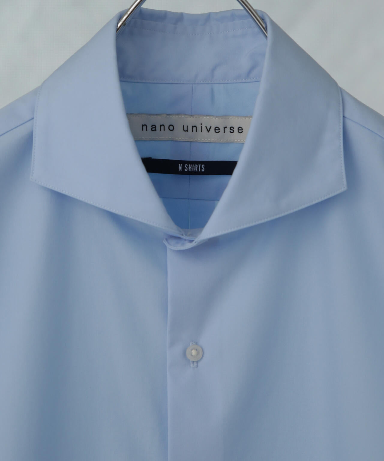 「N shirt」Anti Soaked(R)汗染み防止ホリゾンタルカラーシャツ半袖 6685121231