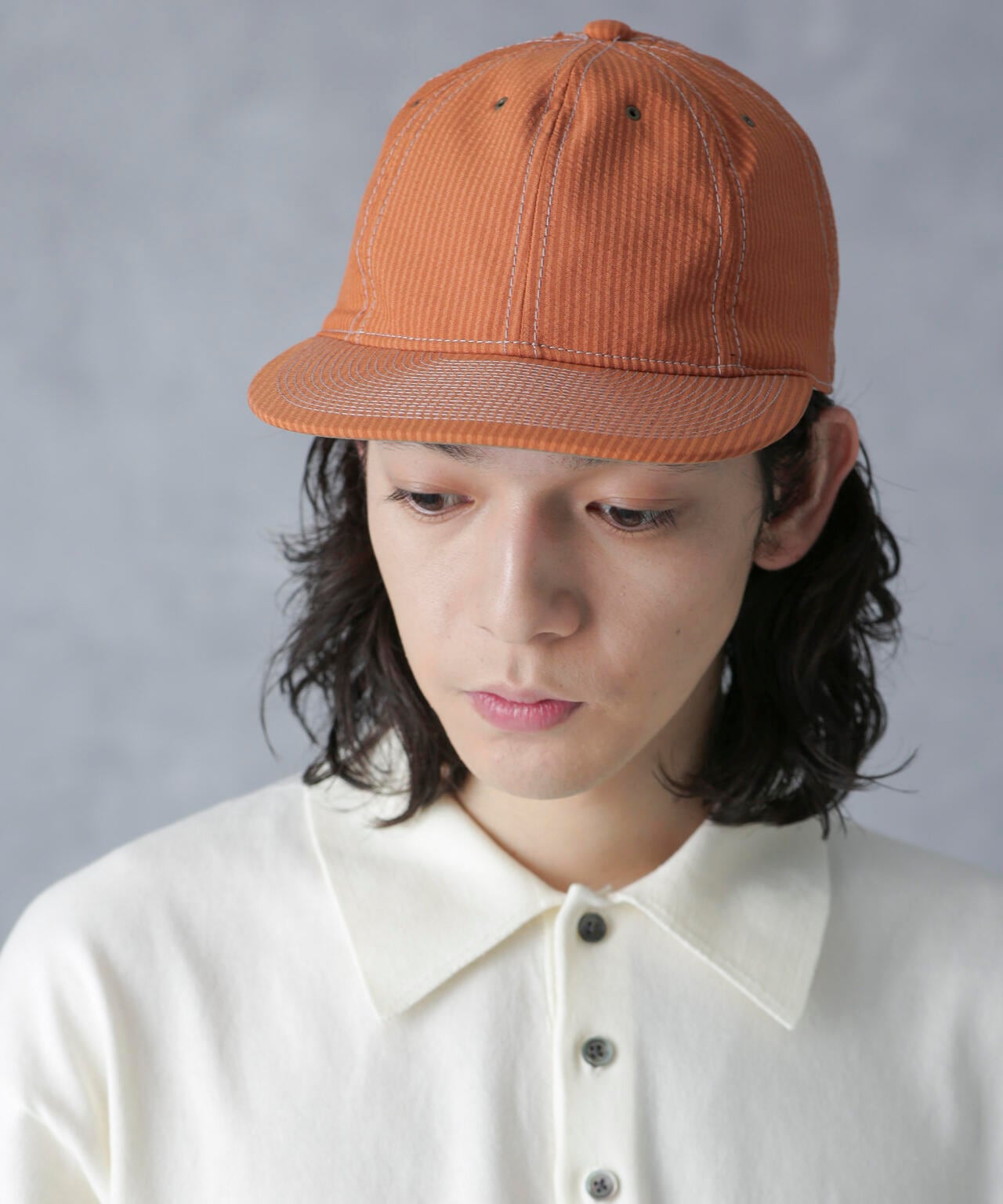 POTEN / 別注 SEERSUCKER STITCH CAP