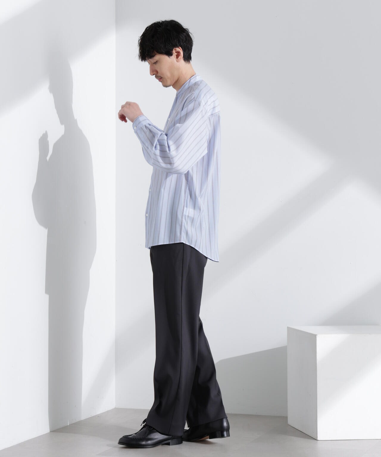 ドレープストレートスラックス（セットアップ可） 6725127207