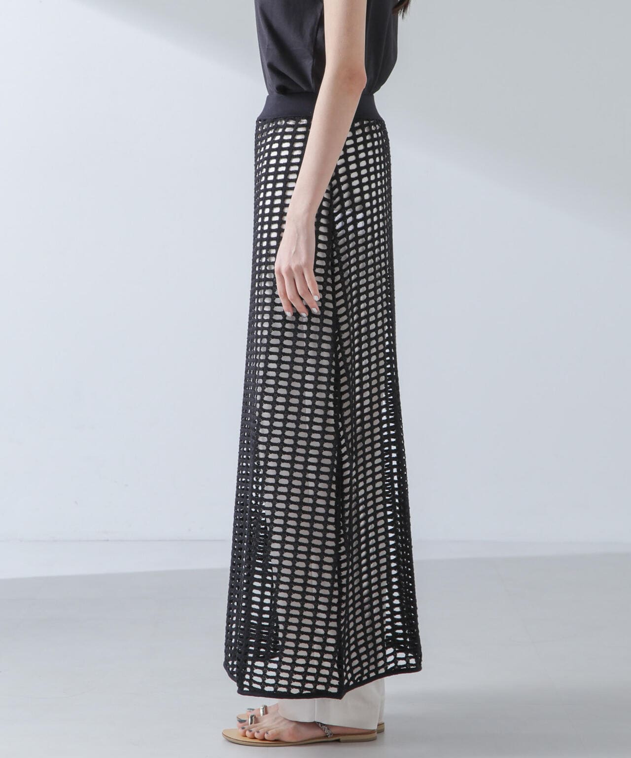 RITA ROW/Crochet straight long skirt 6714130008