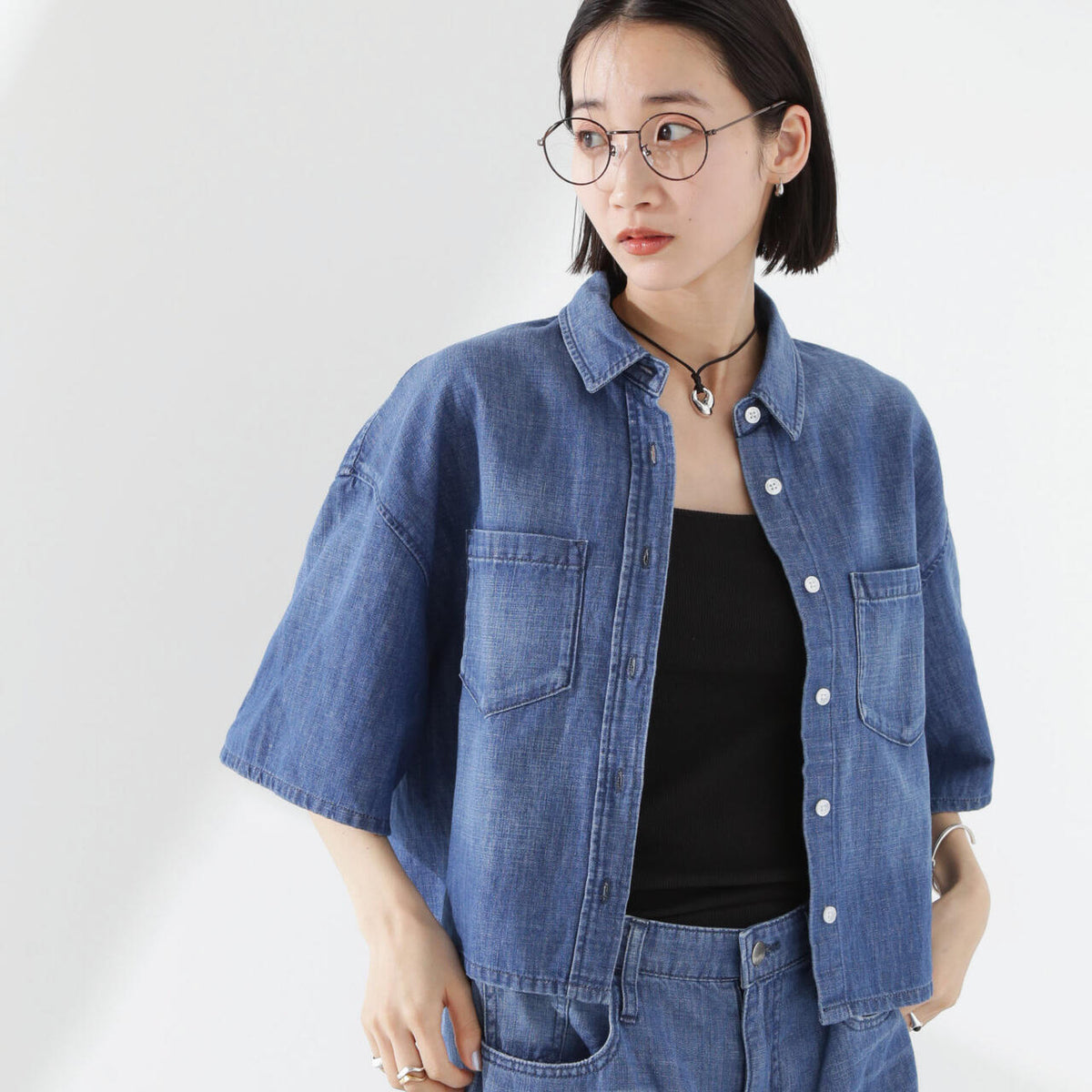 Healthy DENIM / Breezy Rosehip 半袖シャツ