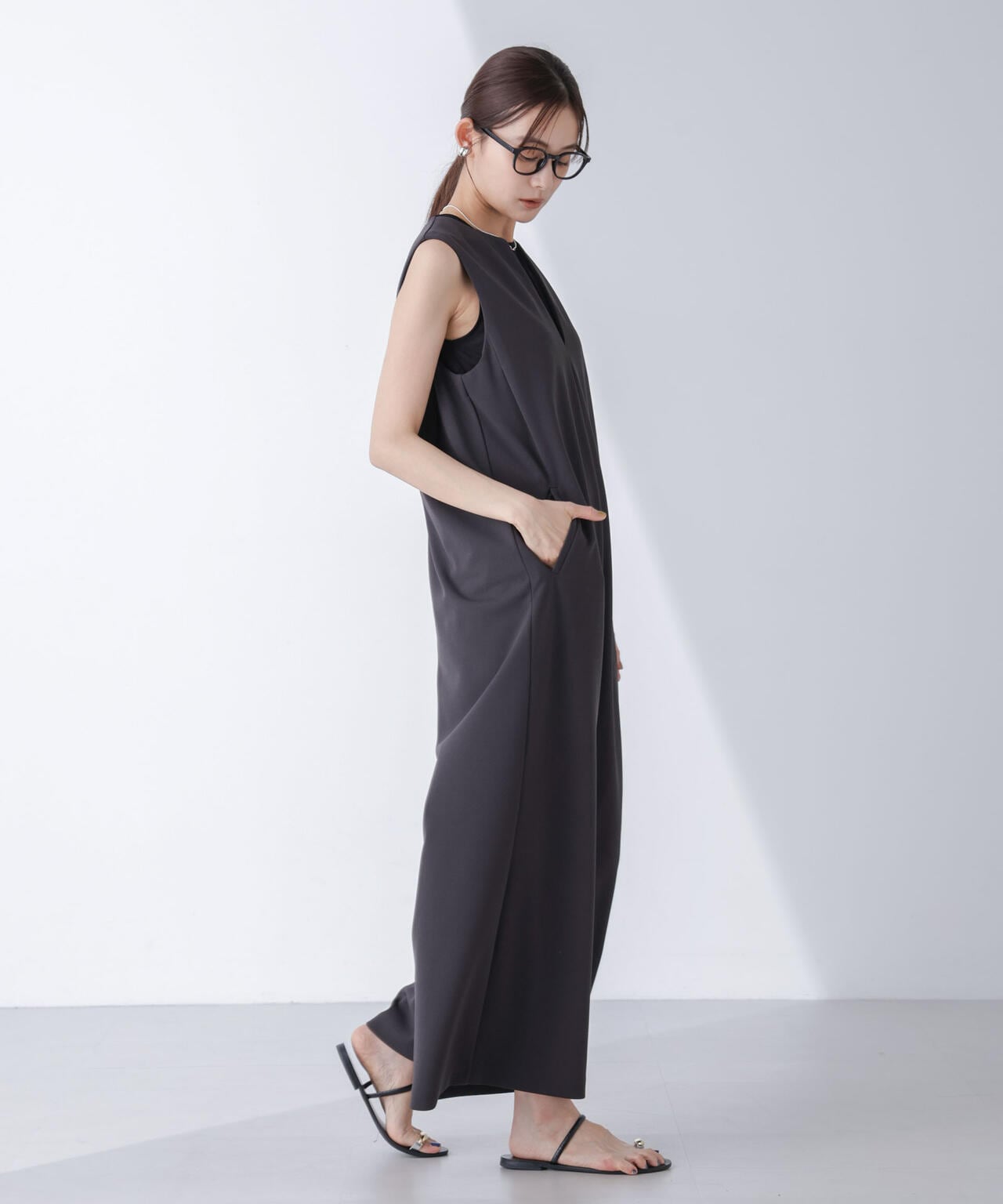 AtPARK＆DAILYWEAR/カットジョーゼットサロペ 6694219309