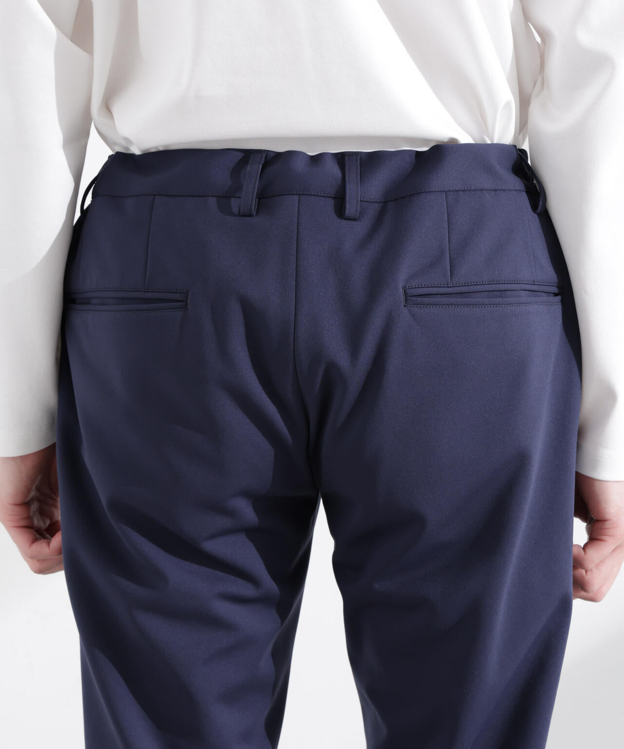 「N TROUSERS BASIC」TEXBRID(R)ポンチストレッチパンツ(セットアップ可) 6685129204