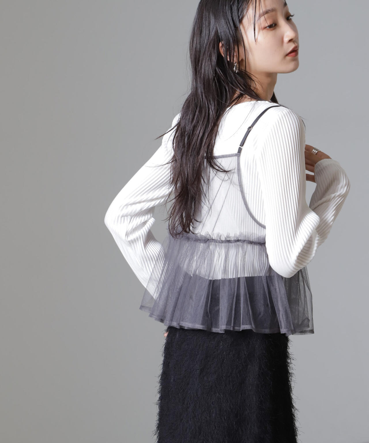 TULLE CAMI SET CS | ELENDEEK/エレンディーク