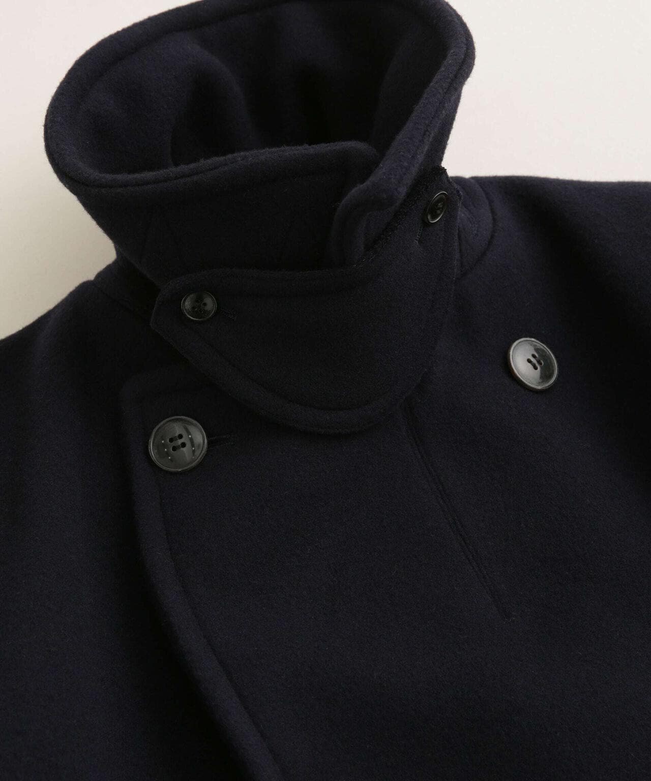 YLEVE/WOOL MOSSER PEA COAT