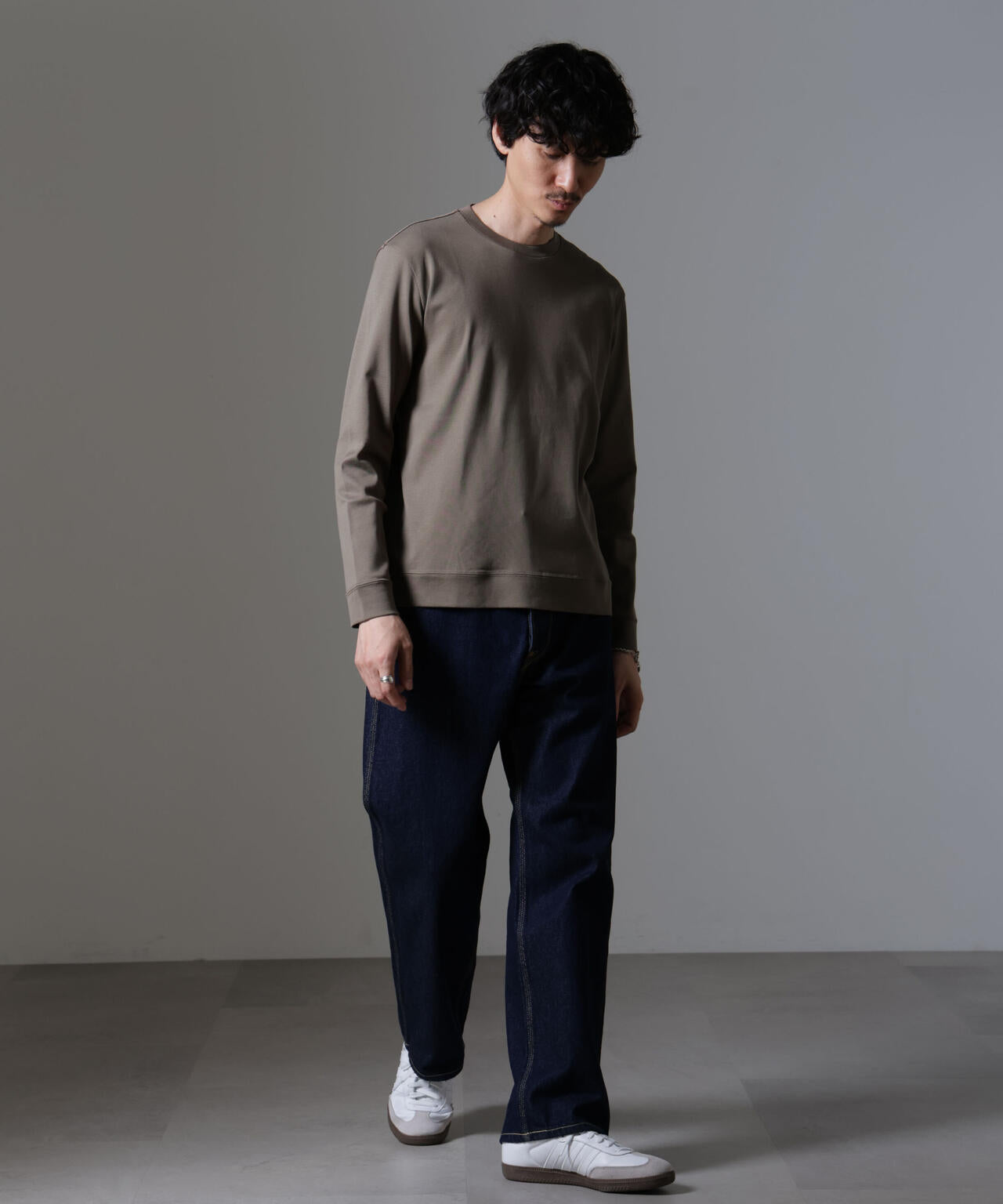 ｢FORMAL JERSEY｣クルーネックカットソー長袖 6684223215