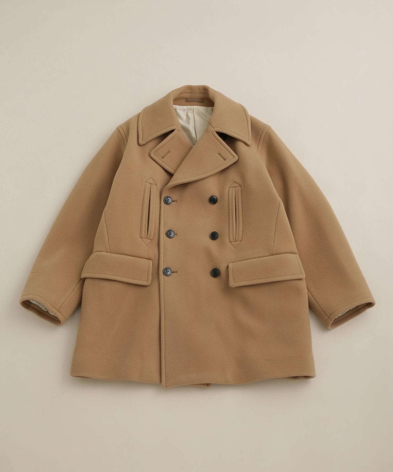 YLEVE/WOOL MOSSER PEA COAT