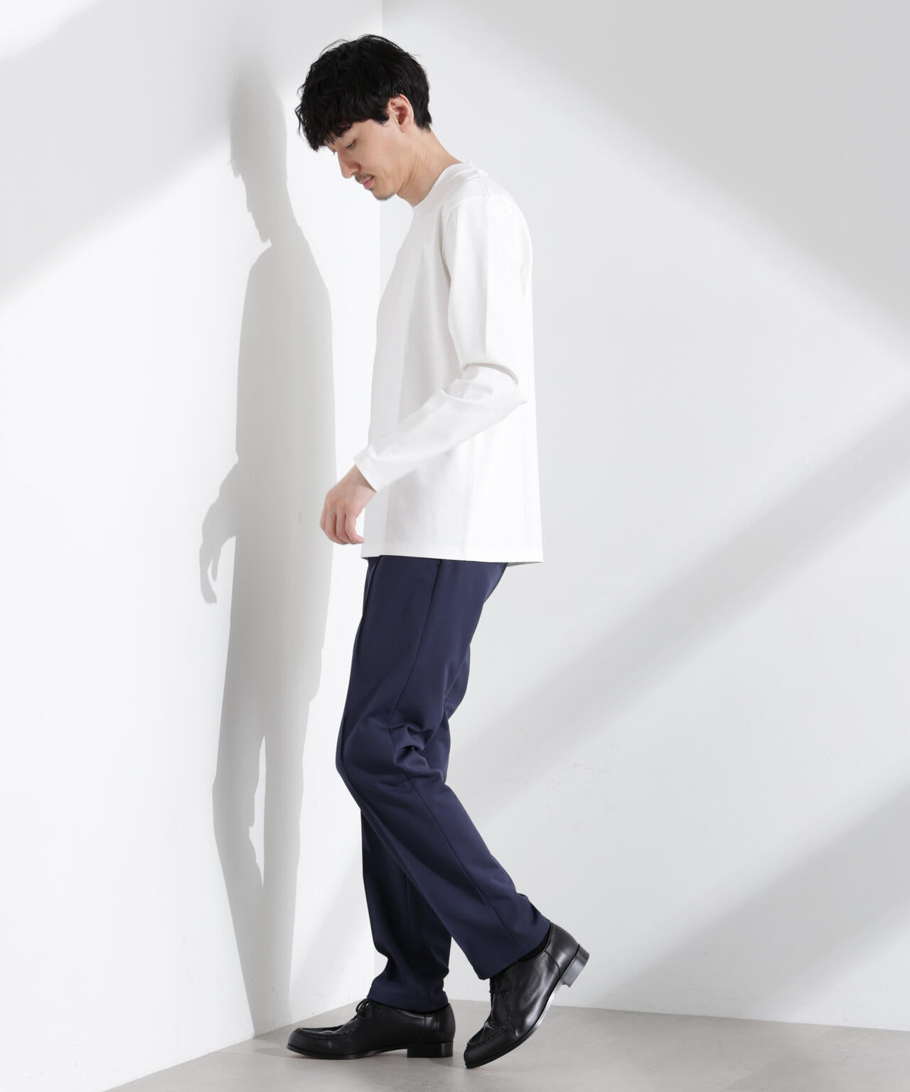 「N TROUSERS BASIC」TEXBRID(R)ポンチストレッチパンツ(セットアップ可) 6685129204