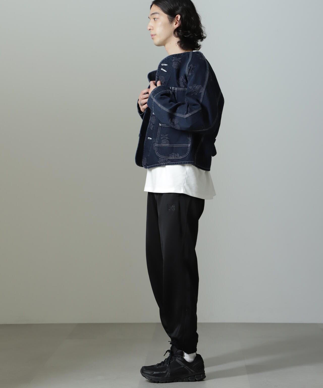 Needles/Short Coverall 10oz Denim