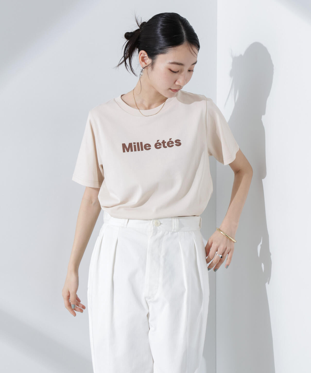 ロゴプリントTシャツ 6735124308