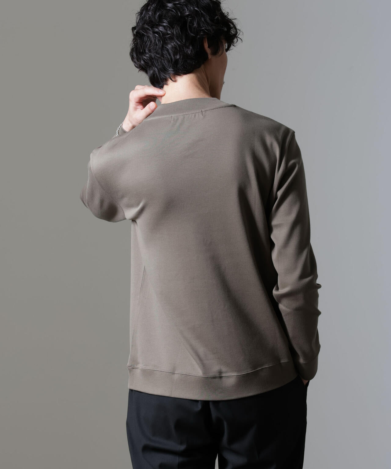 ｢FORMAL JERSEY｣モックネックカットソー長袖 6684223216