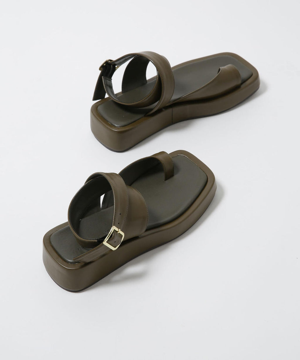 ATP ベルテッドサンダル ブラック 38 （LB.03/クロスストラップサンダル） 