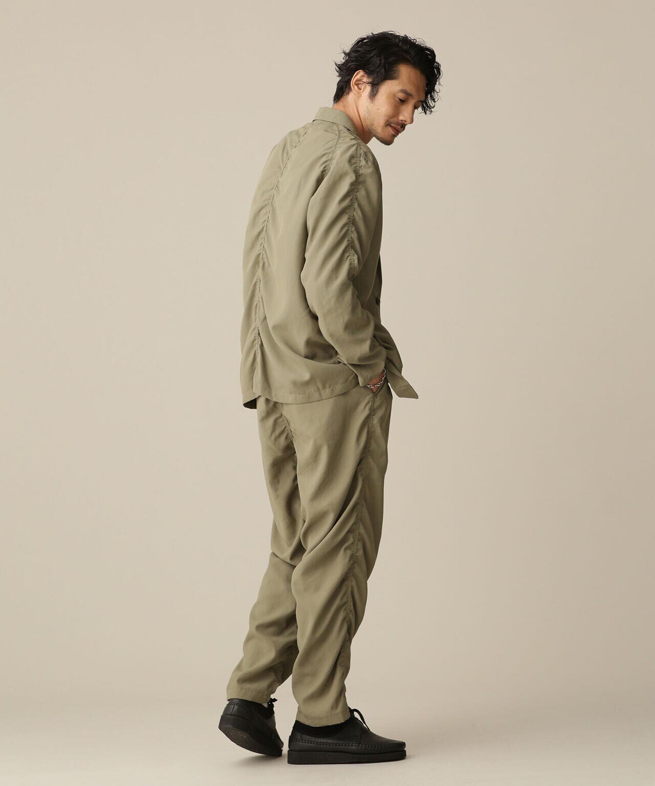 LB.03/KOMATSU ポリオックスパッカリングジャケット(セットアップ可) 