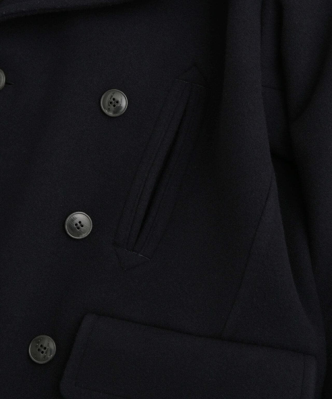 YLEVE/WOOL MOSSER PEA COAT