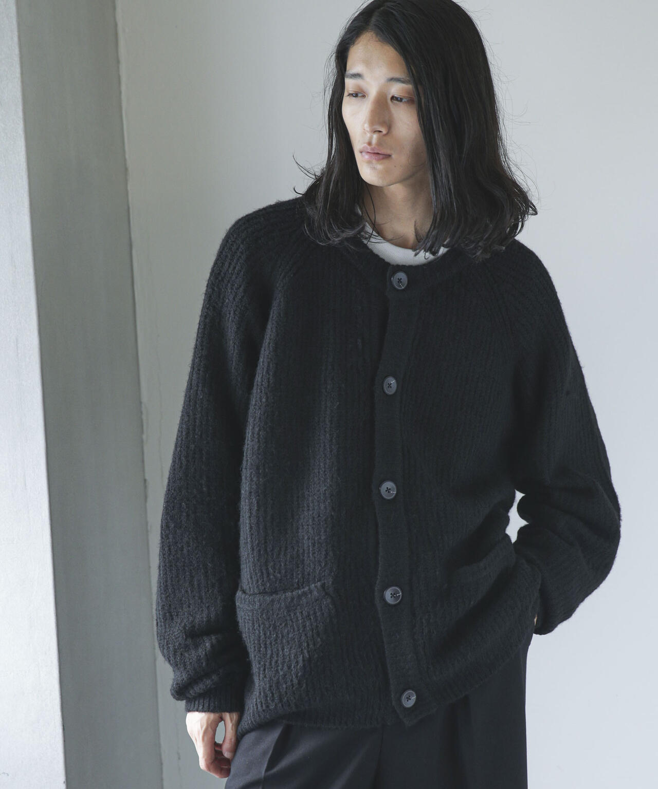 未使用級✨ドゥロワー 希少 モヘヤ シルク ラメ 畦編みカーディガン ニット SLY | GLITTER KNIT 2WAY カーディガン (カーディガン ) |SHEL