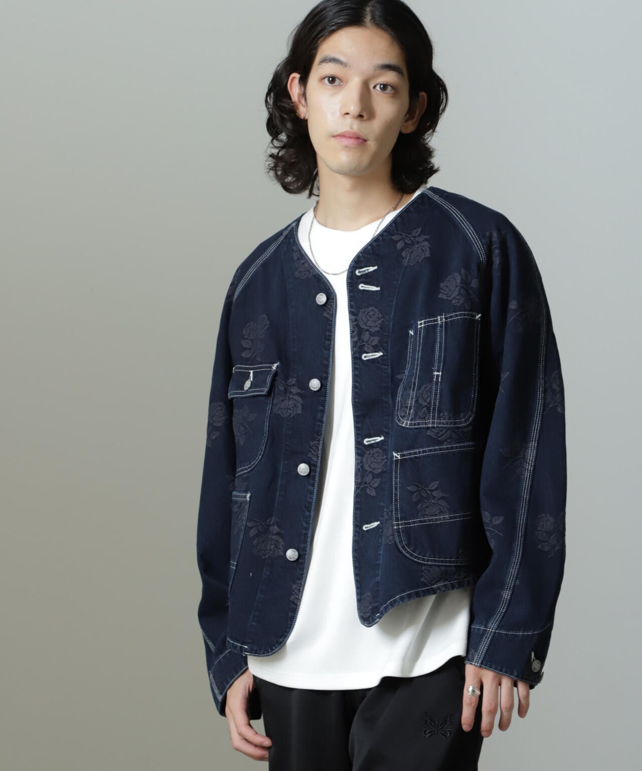 Needles/Short Coverall 10oz Denim