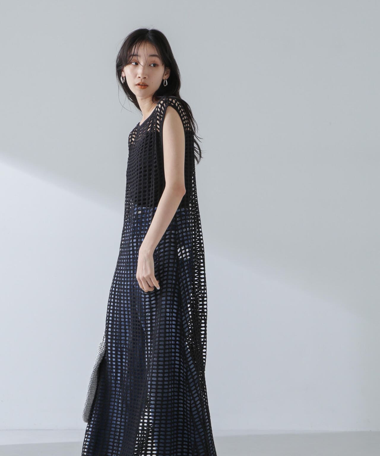 RITA ROW/Crochet straight long dress 6714119035