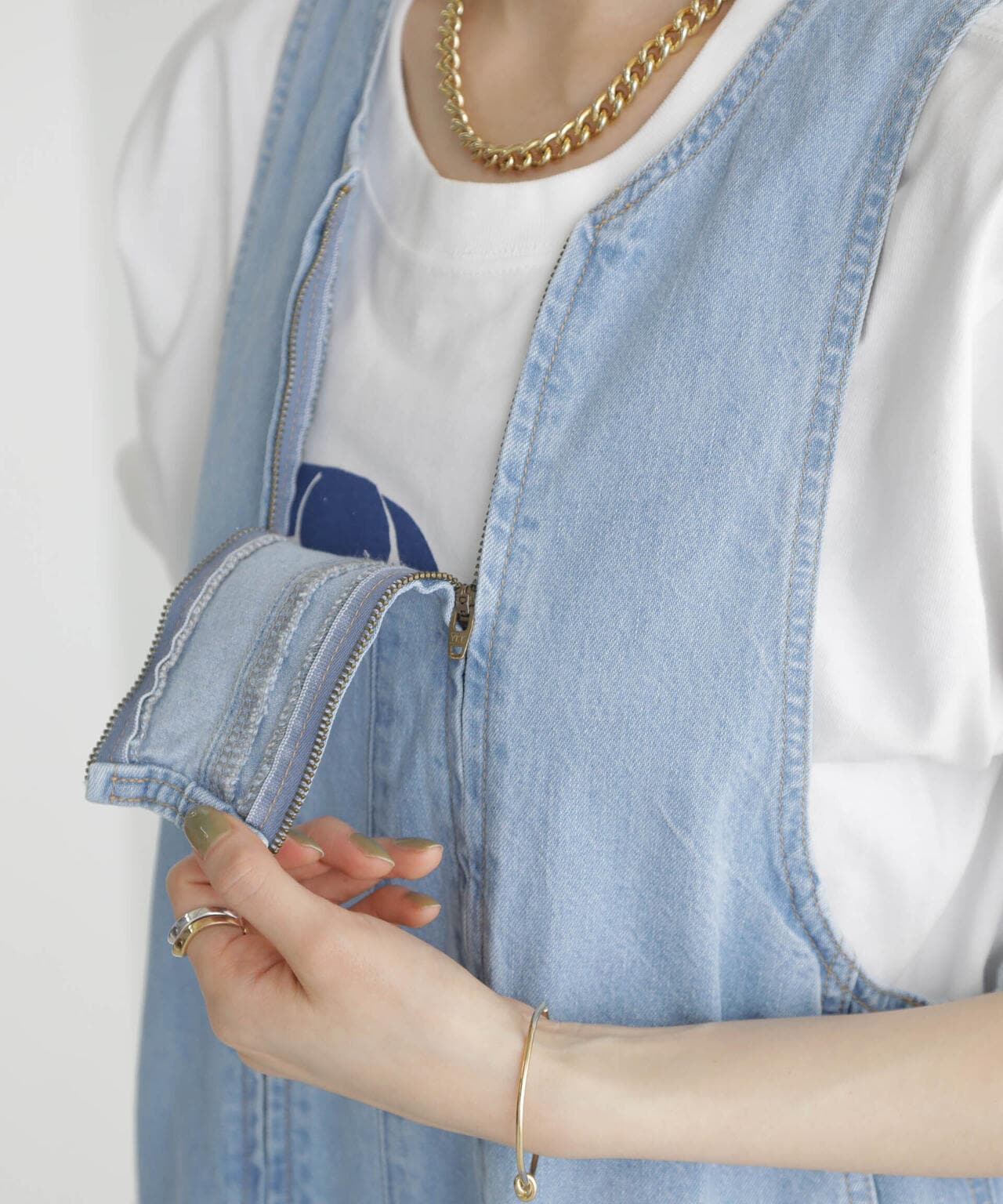 CURRENTAGE/DENIM サロペット 6714119028