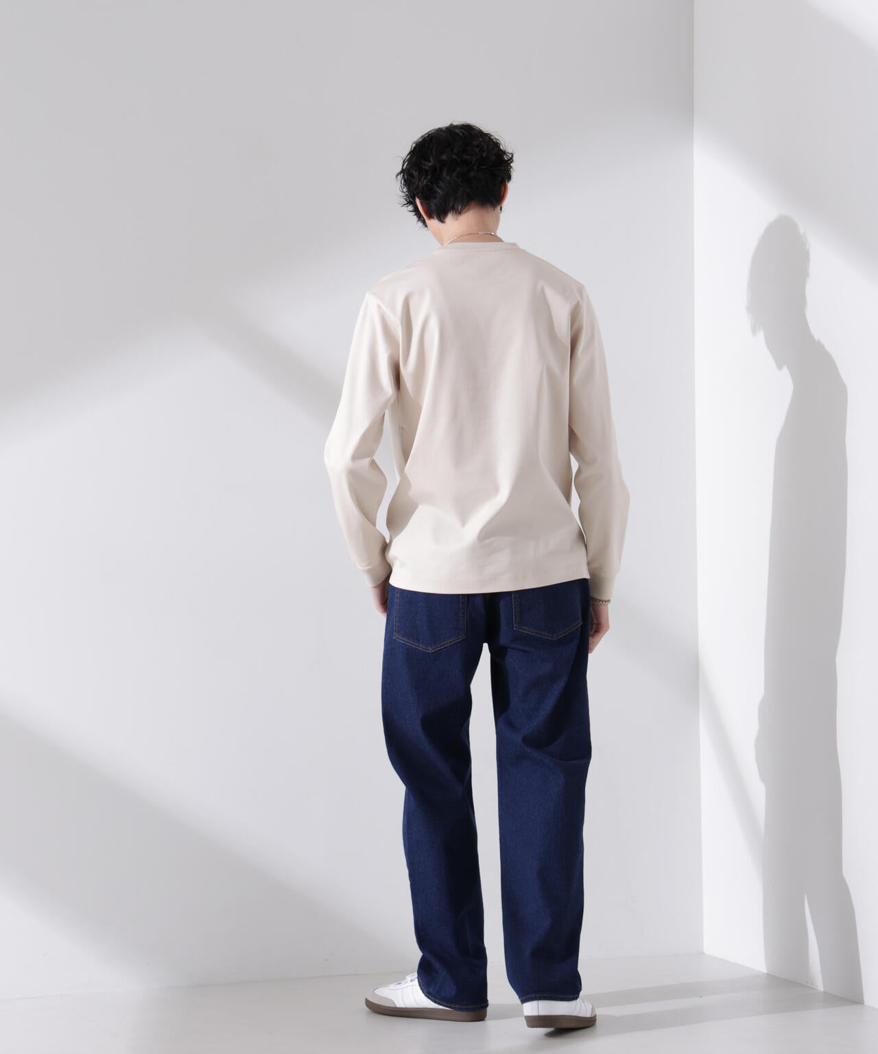 アンチスメル クルーネックTシャツ 長袖 6725123205