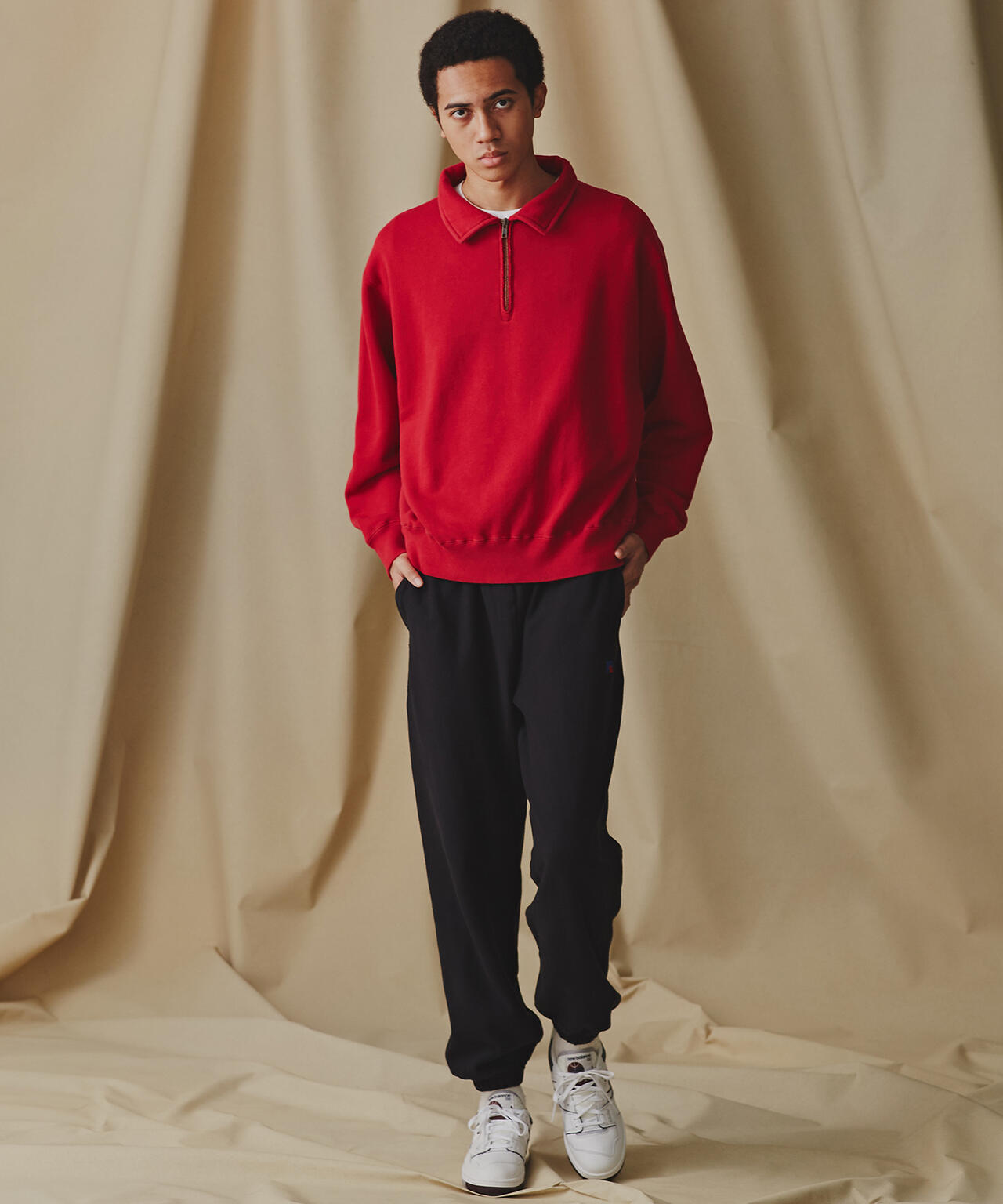 RUSSELL ATHLETIC/別注 ハーフジップ 6703123203
