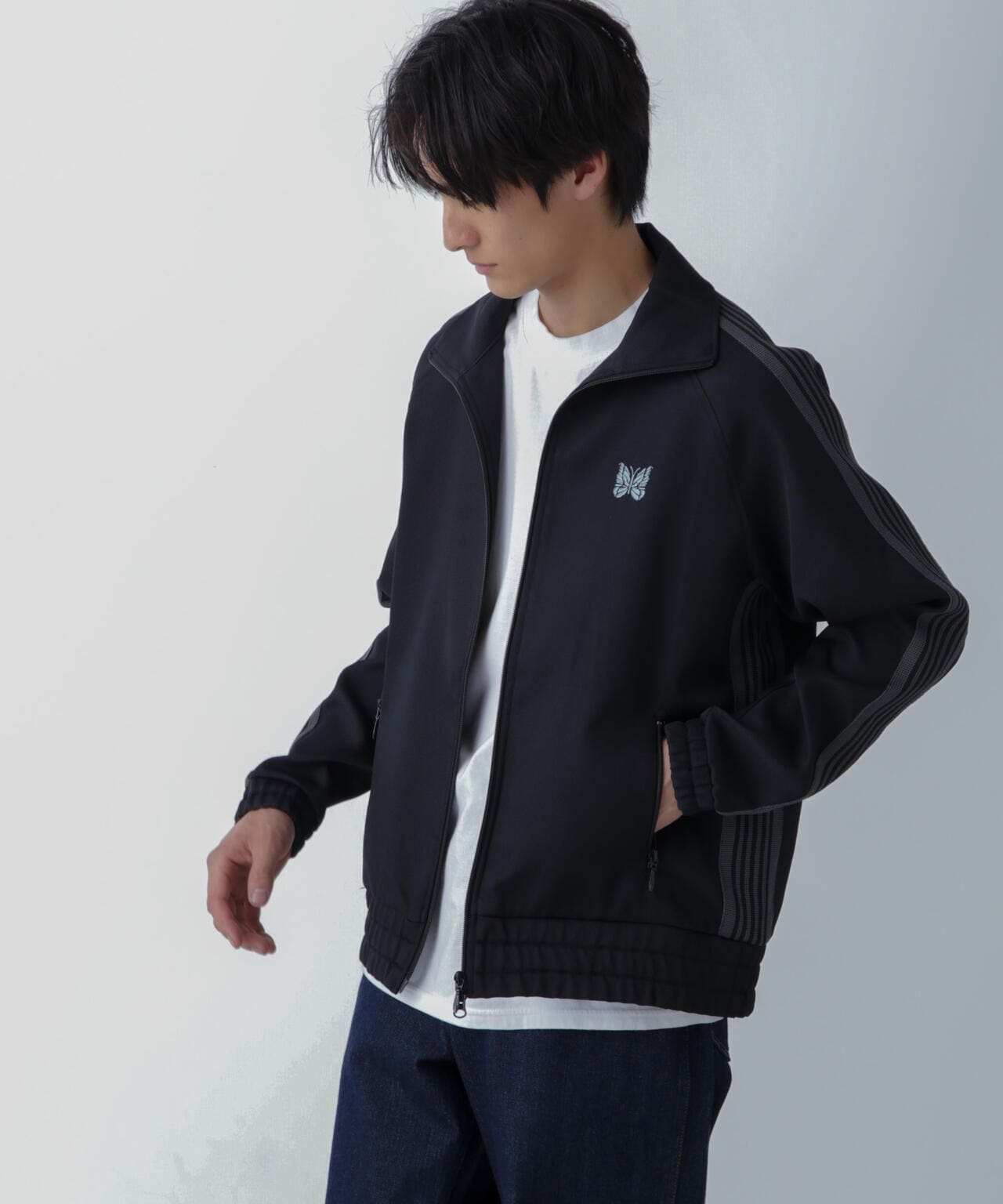 Needles/別注 Track Jacket Poly Twill(セットアップ可) 6704112029