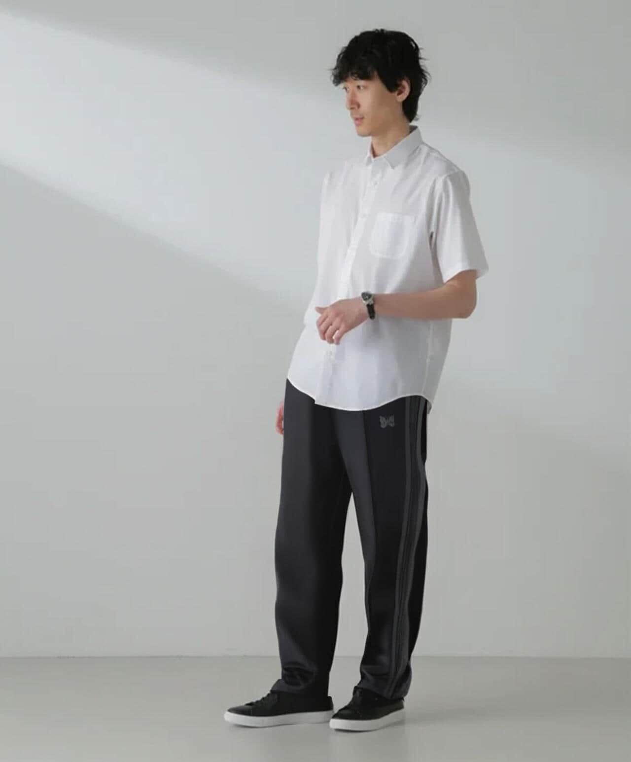 「ICE FLOW LINEN」レギュラーカラーシャツ 半袖 6684121206