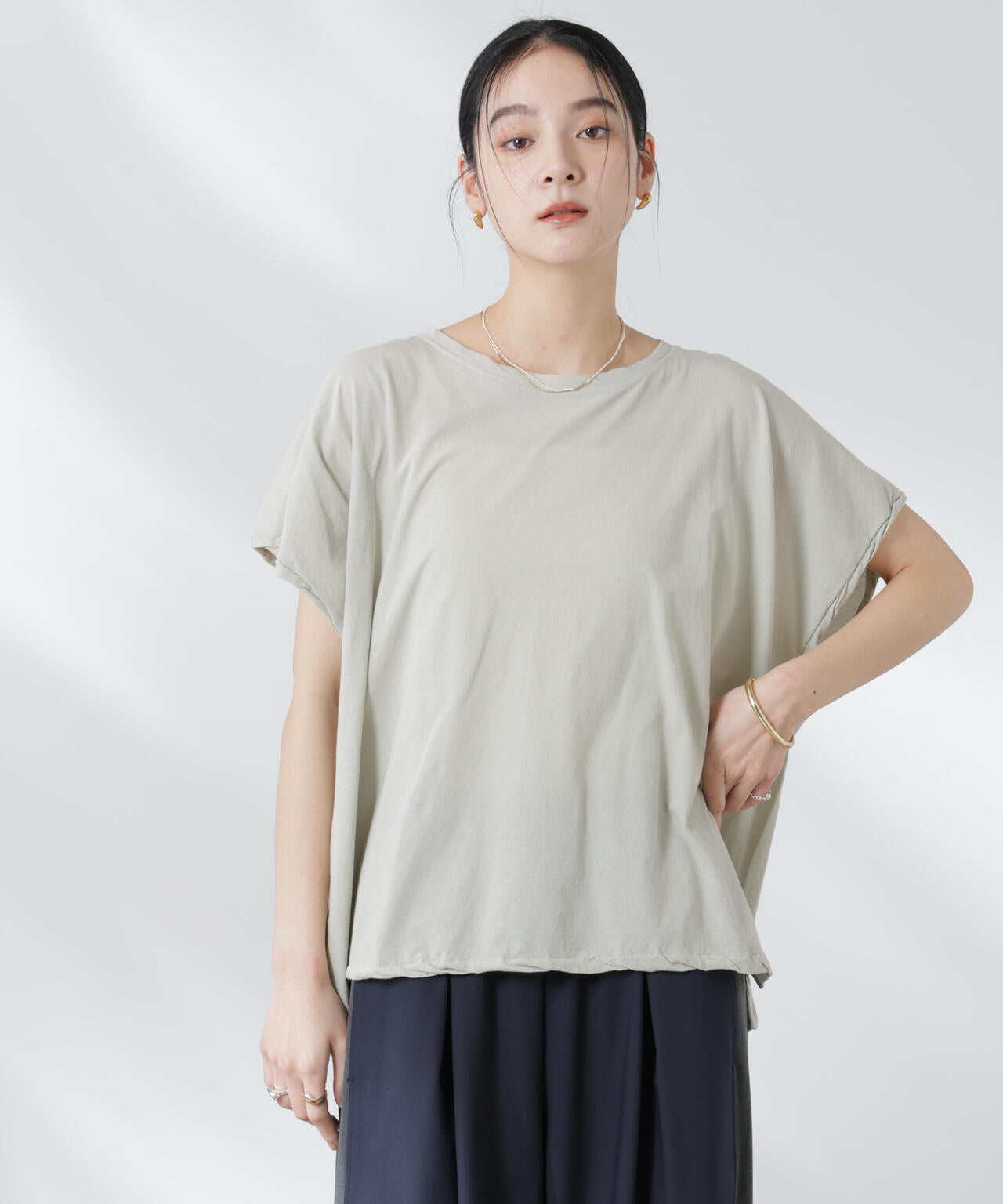 GREYCHORD/IVY フットボールデザインTシャツ 6715124022