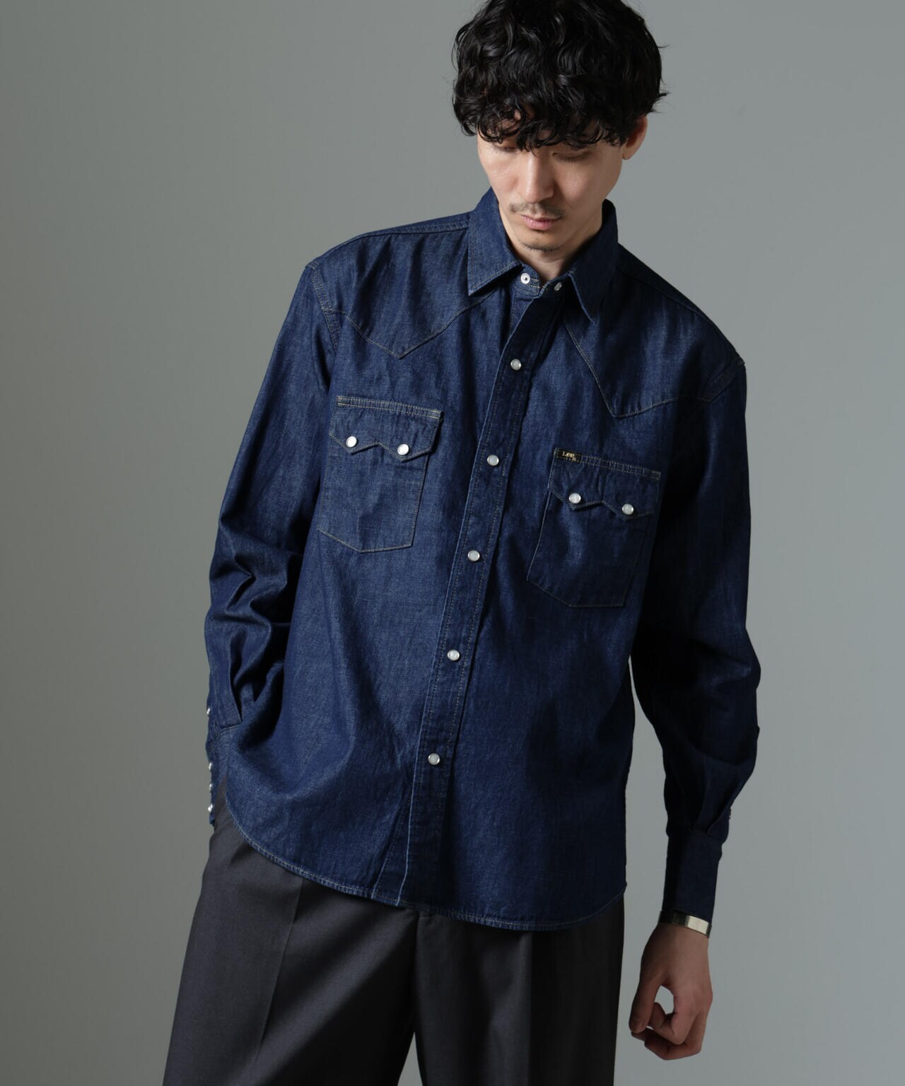 Lee/別注 Lee DENIM WESTERN SHIRT 6705120111