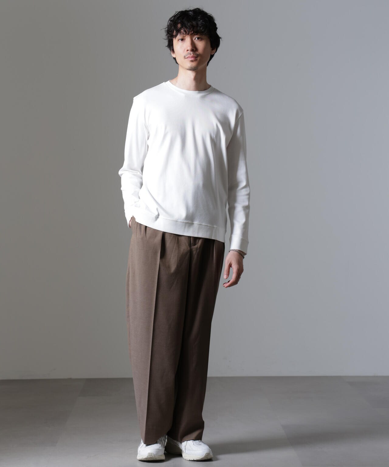 ｢FORMAL JERSEY｣クルーネックカットソー長袖 6684223215