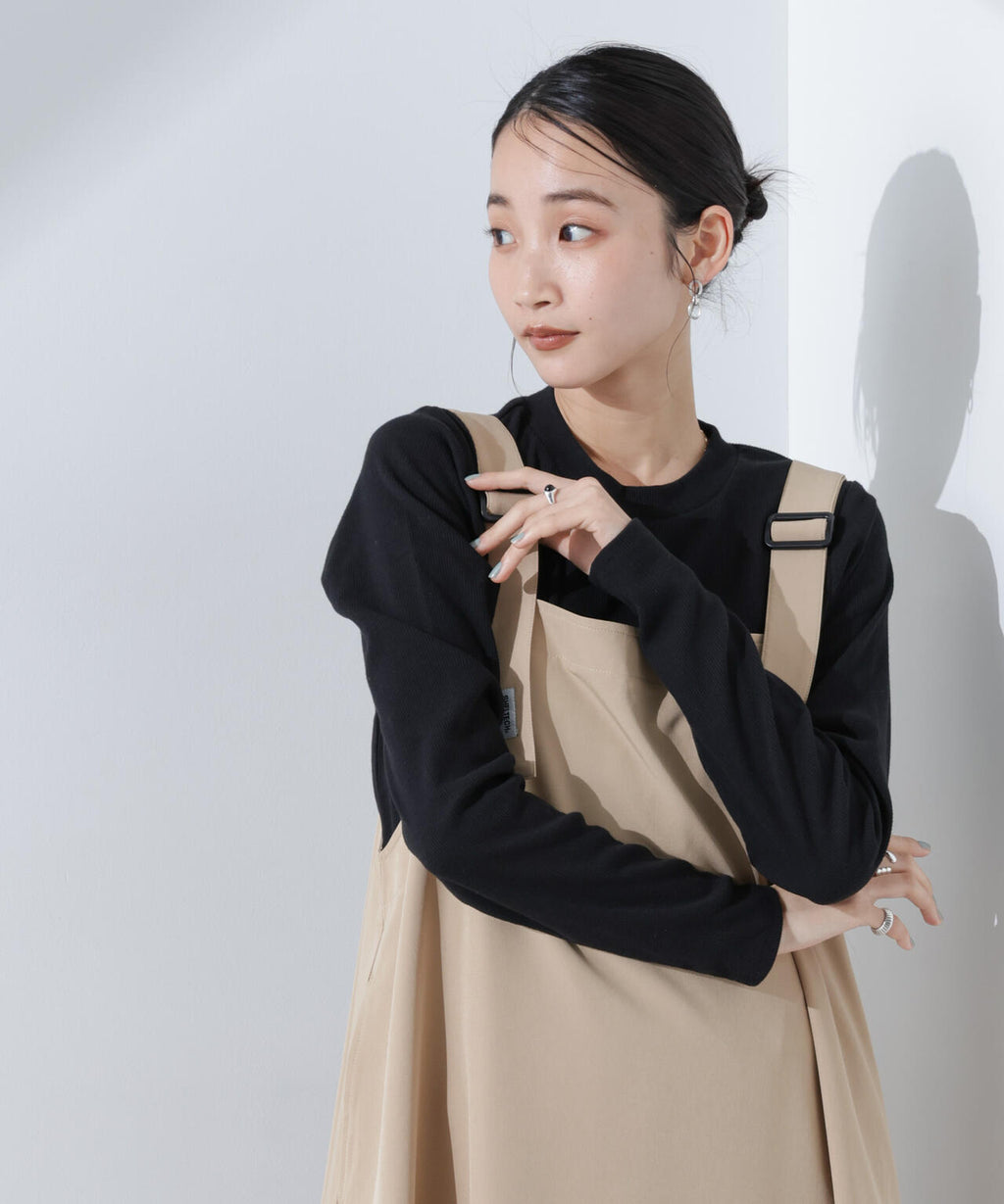 抗菌 防臭 リブ ロングスリーブ Tシャツ