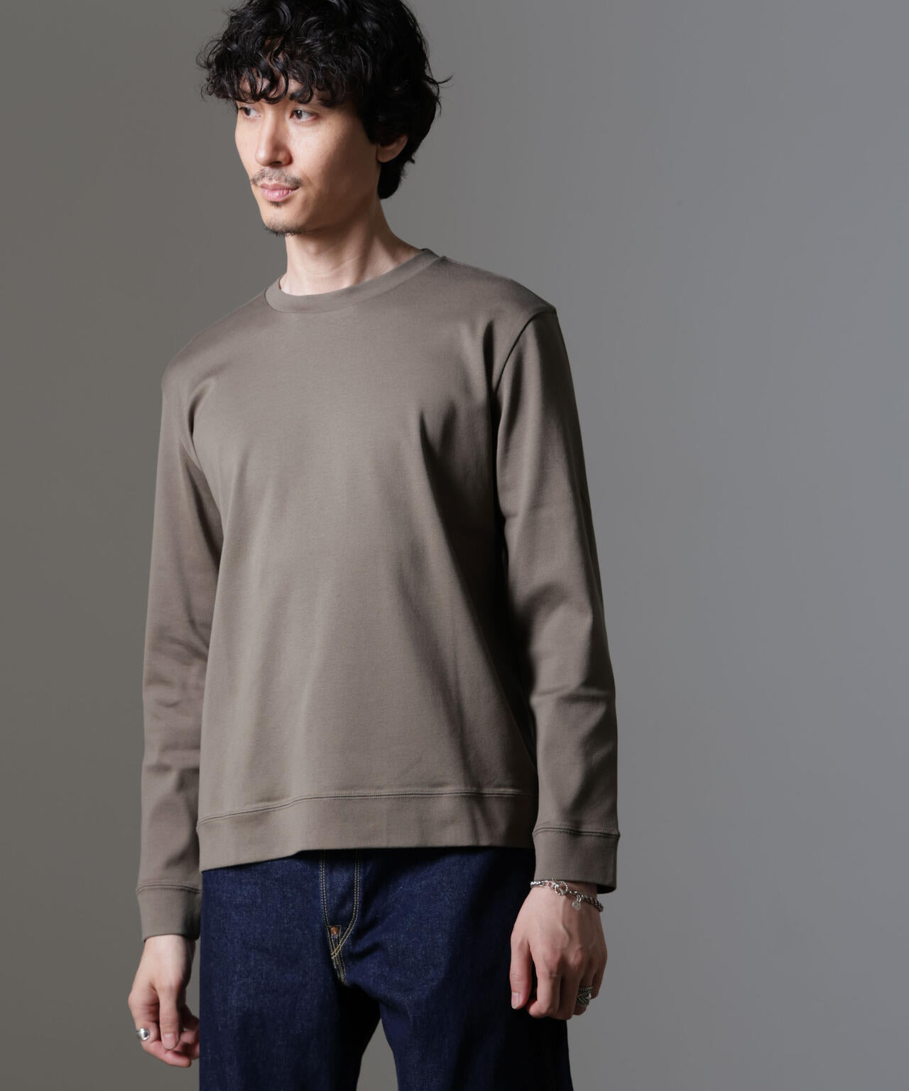 ｢FORMAL JERSEY｣クルーネックカットソー長袖 6684223215