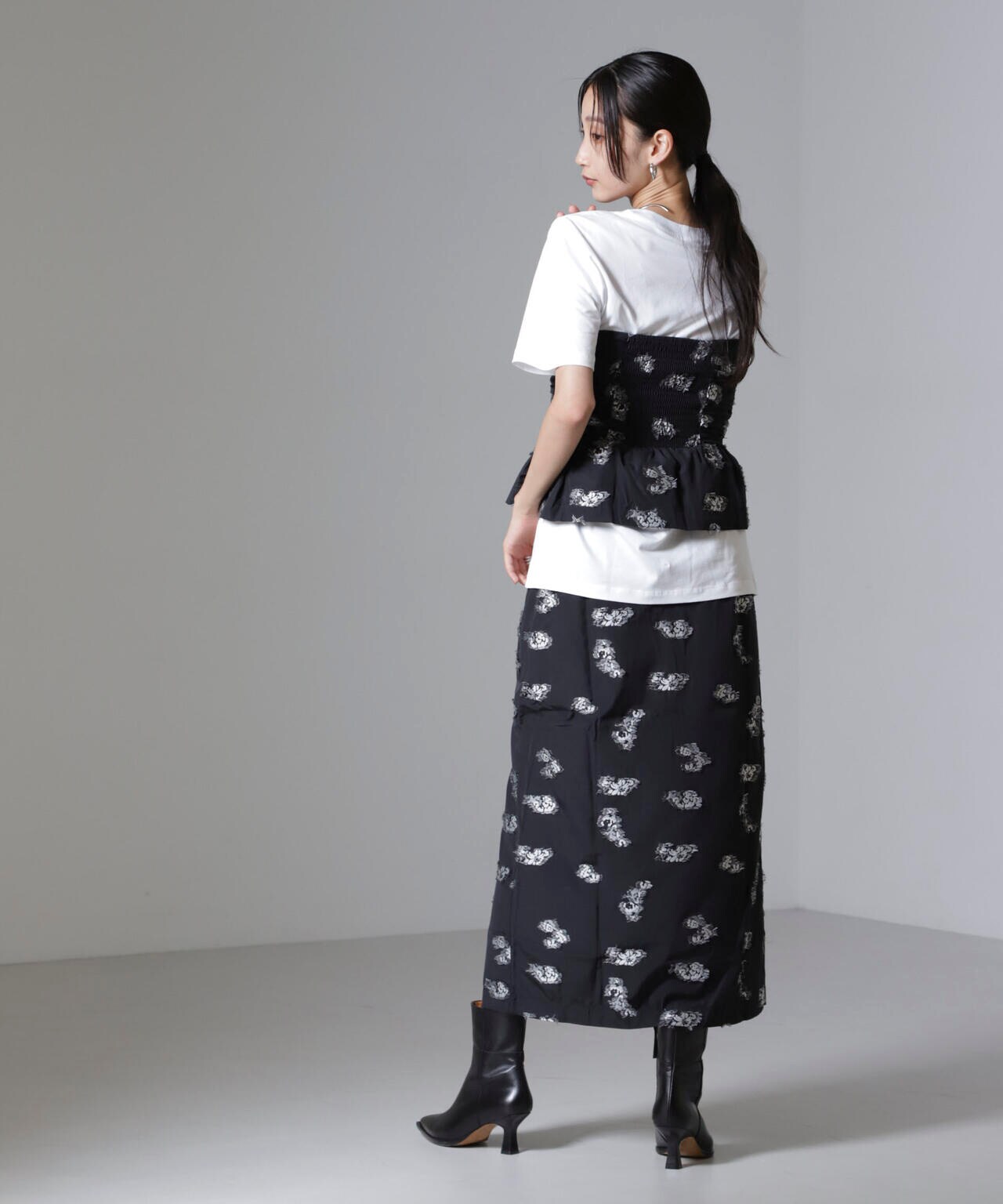 Baum und Pferdgarten/Flower Jacquard ビスチェ(セットアップ可) 6714225001