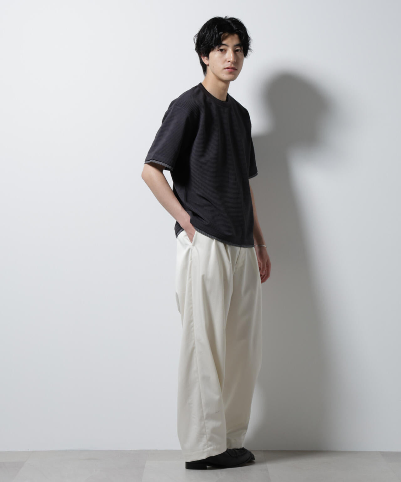 ガーターフェイクレイヤードTシャツ 半袖 6725124236