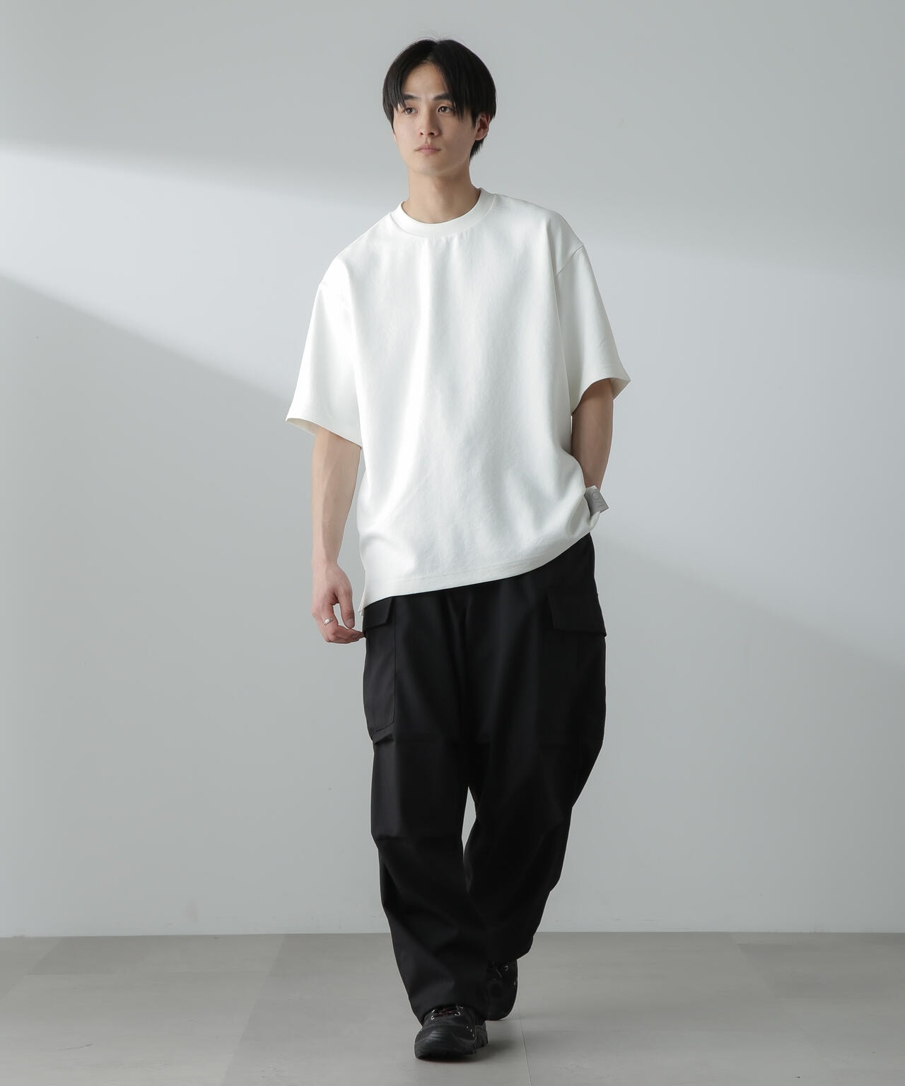 DESCENTE/STRECH TWILL T-SHIRT