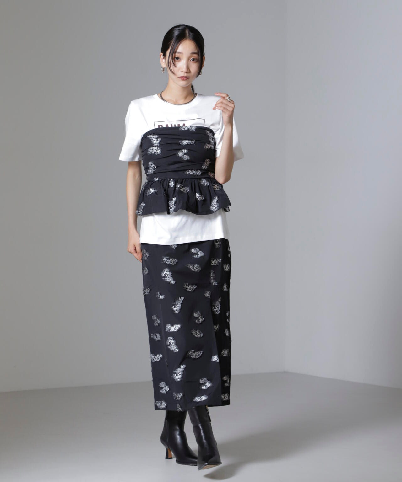 Baum und Pferdgarten/Flower Jacquard ビスチェ(セットアップ可) 6714225001