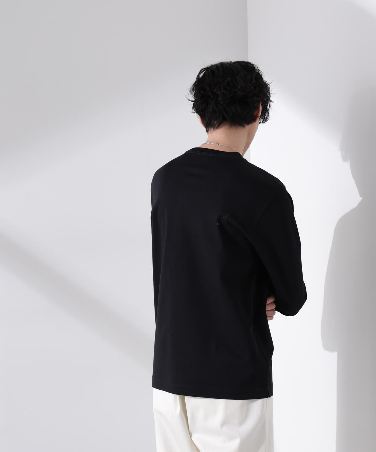 アンチスメル クルーネックTシャツ 長袖 6725123205