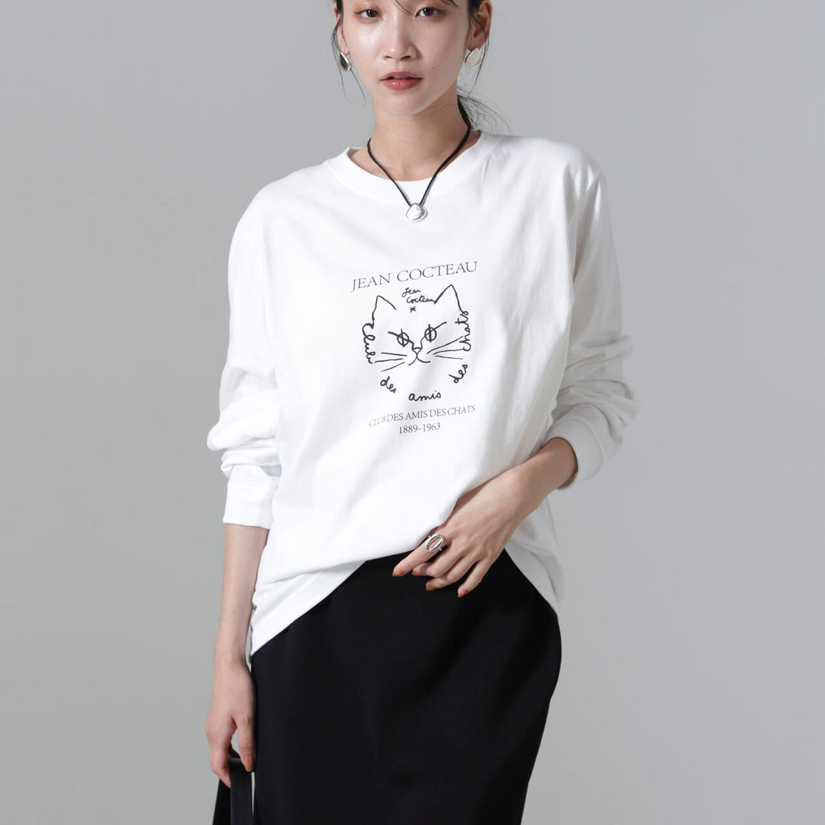HEAR MY NAME / 別注 Jean cocteau ロングスリーブ Tシャツ