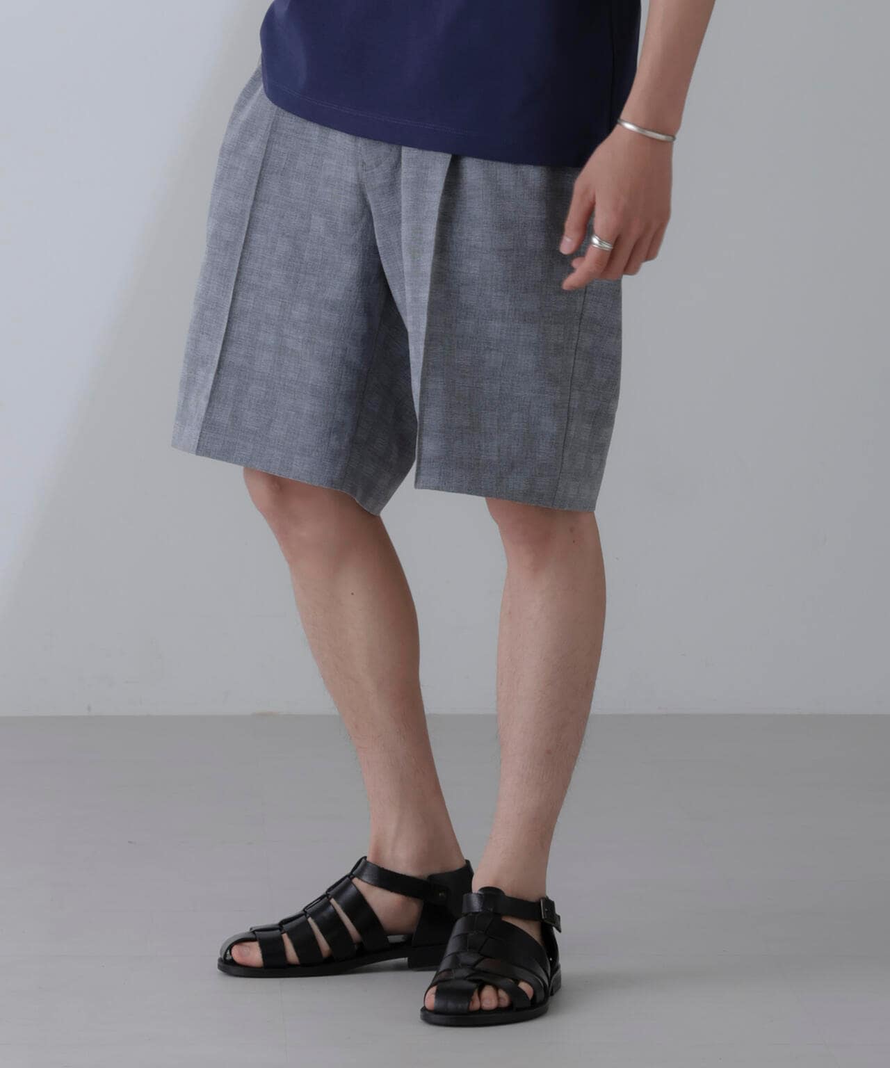 「N SHORTS」ショーツ  シャドーグレンチェック 6684128205