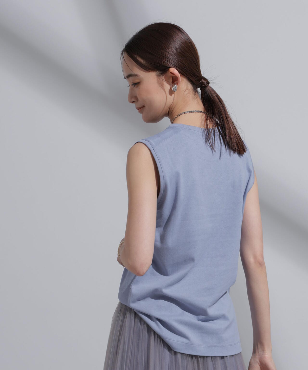 Anti Soaked(R)  汗染み防止 カラフルノースリTシャツ 6694124314