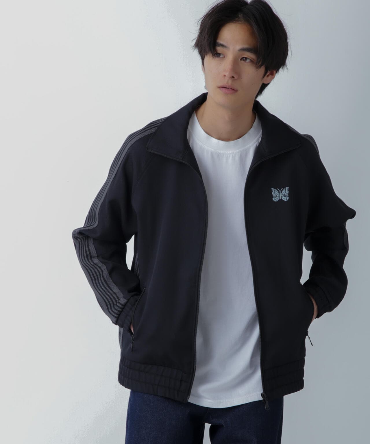 Needles / 別注 Track Jacket Poly Twill(セットアップ可)