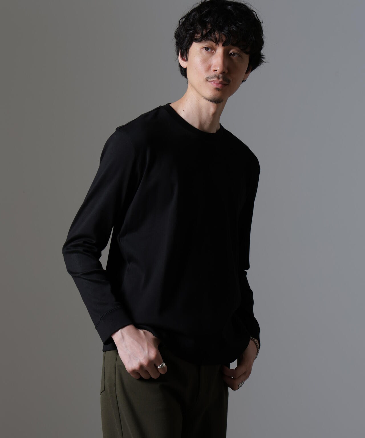 ｢FORMAL JERSEY｣クルーネックカットソー長袖 6684223215