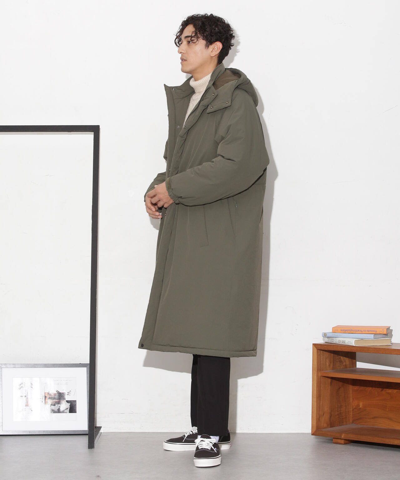 CLIMASHIELD｣別注フーデッドロングコート 