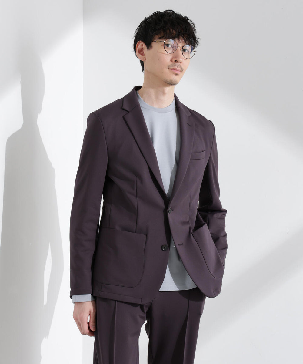 「N JACKET PREMIUM」強撚ピケストレッチジャケット(セットアップ可)