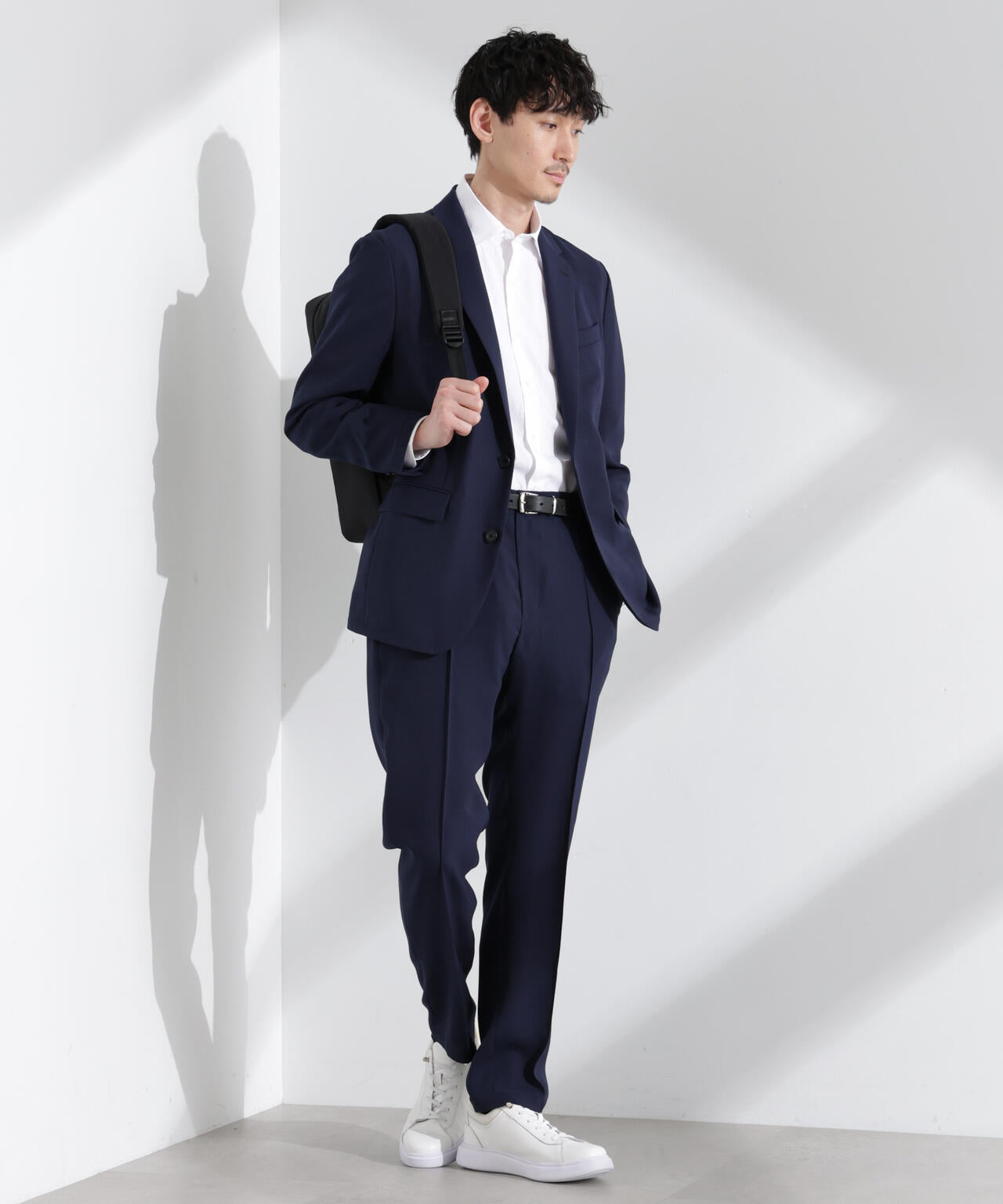 「N TROUSERS PREMIUM」強撚ピケストレッチパンツ(セットアップ可) 6685129201