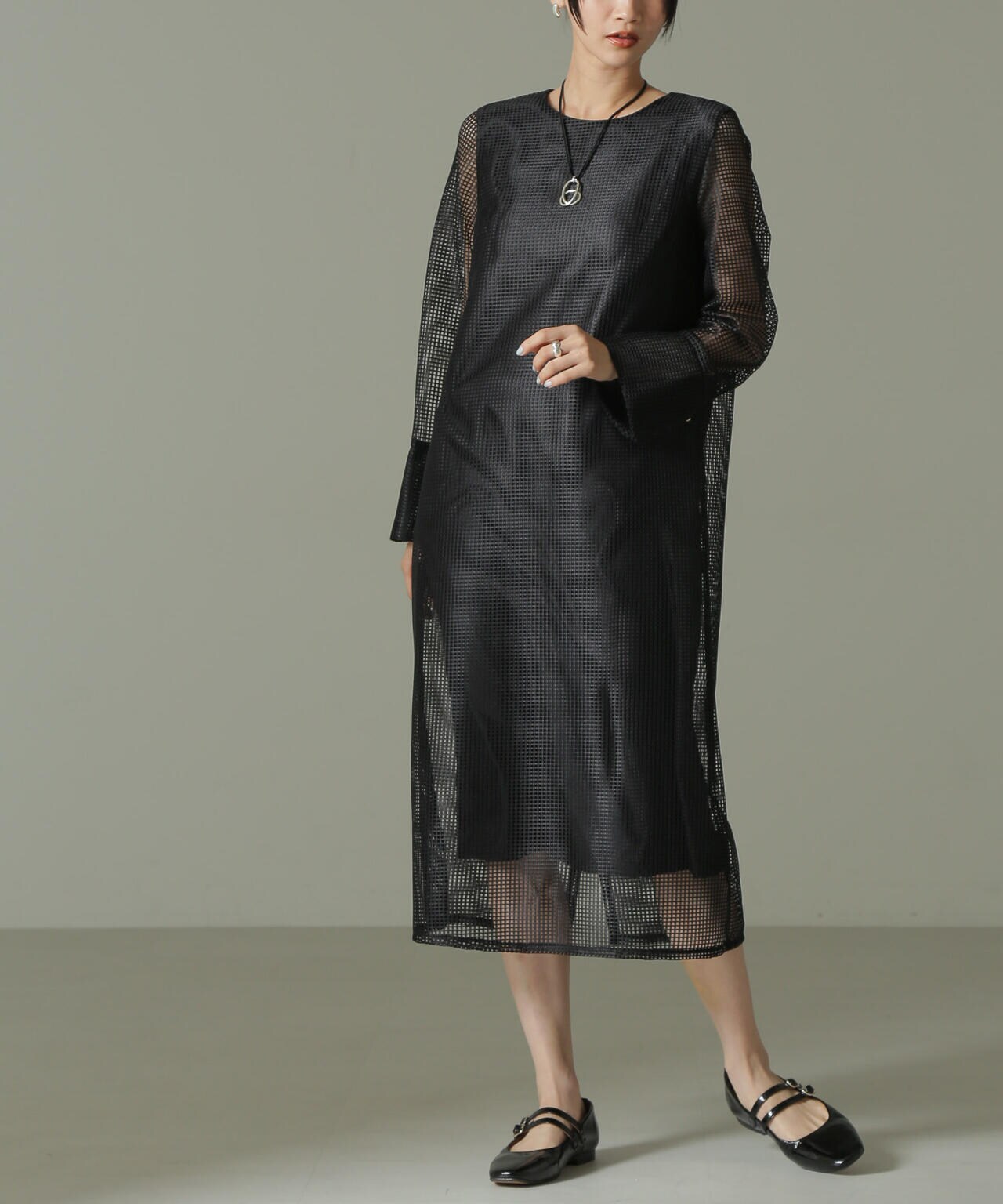 スクエア レース ワンピース 