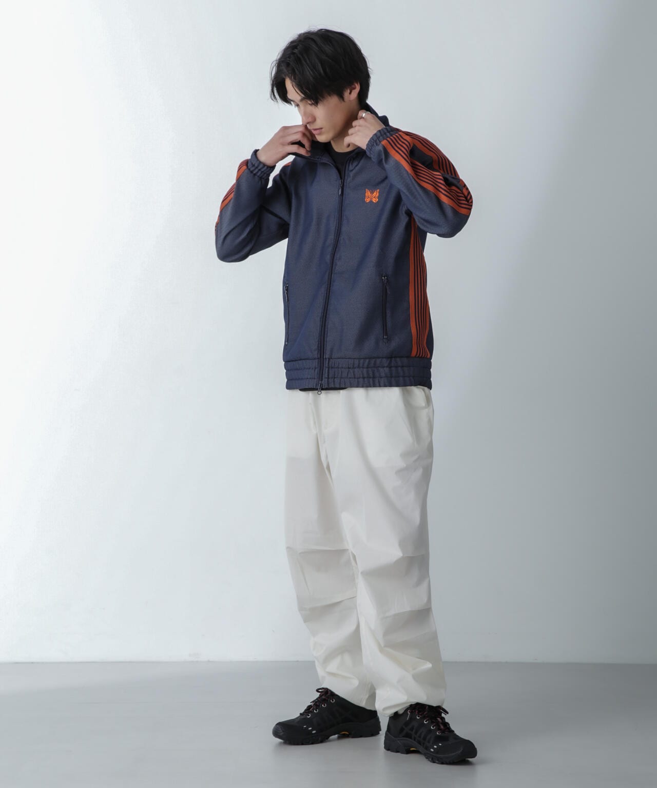 Needles / 別注 Track Jacket Poly Twill(セットアップ可)