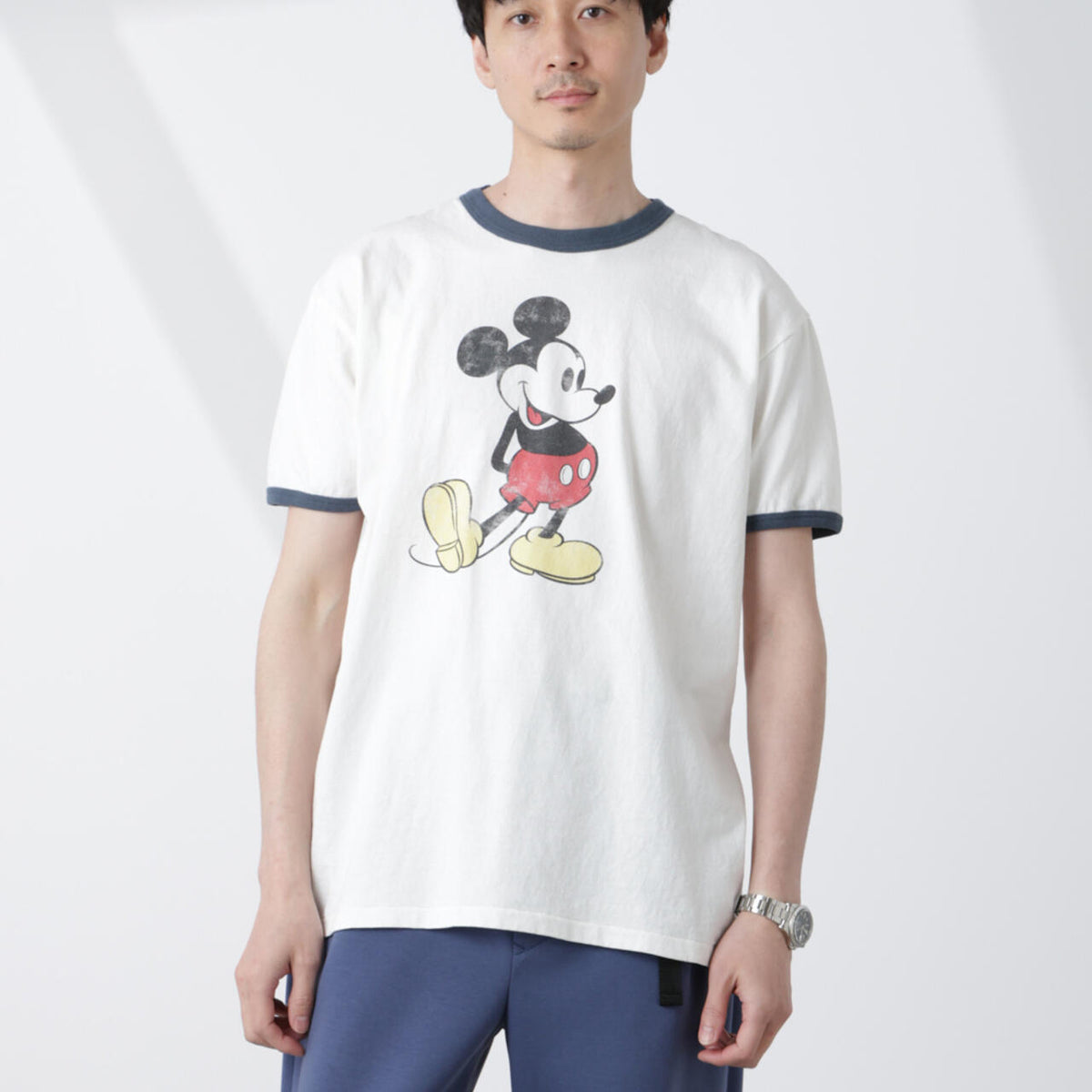 通販 NJ/CLUB」ミッキーマウス / フェードリンガー Tシャツ 半袖 トップス