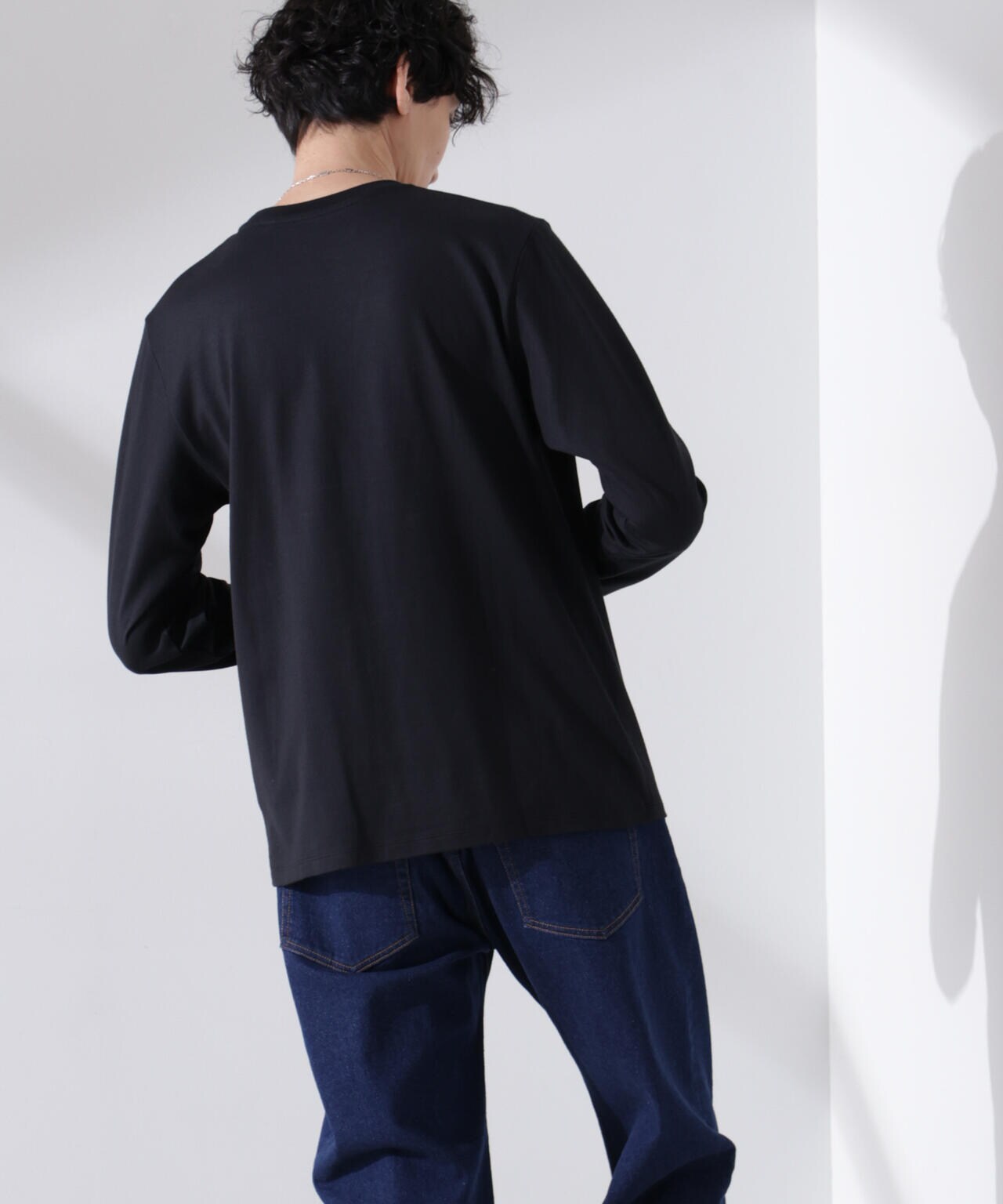 【大人気シリーズ】Anti Soaked(R)汗染み防止 クルーネックTシャツ 長袖 6685123201