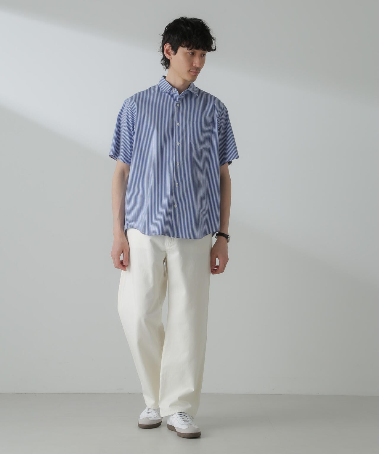 「ICE FLOW LINEN」バリエーションシャツ 半袖 6684121207